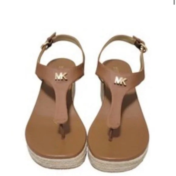 NWT Michael Kors Laney Espadrille Platform Wedge Sandal - Picture 4 of 5